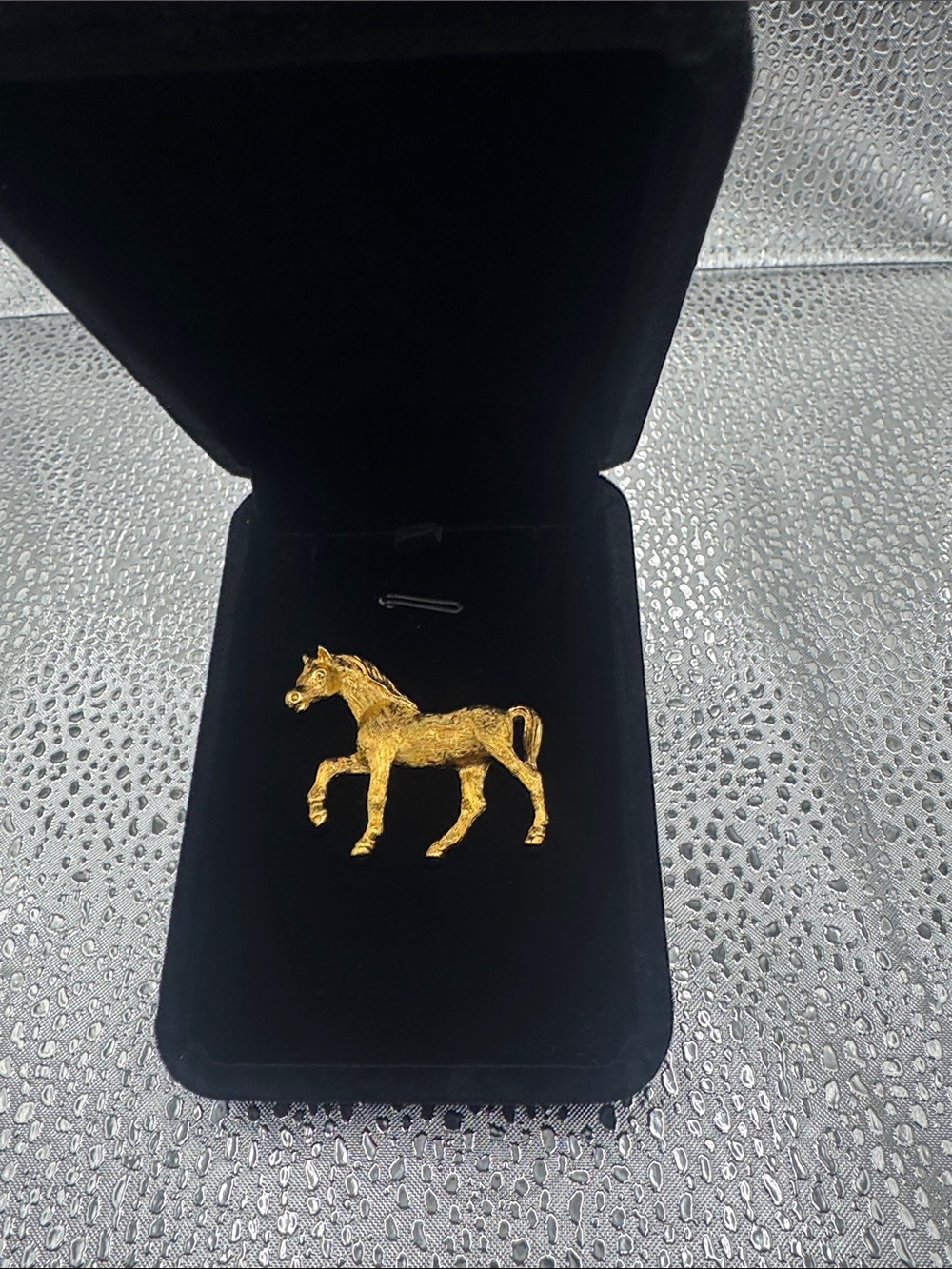 Napier Gold Horse Brooch Pin